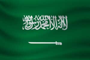 seleccion de arabia saudita y su bandera