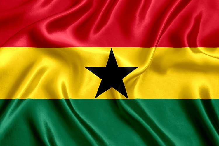 seleccion de ghana bandera