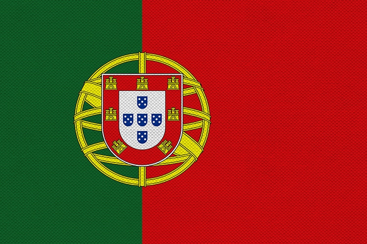 seleccion de portugal y su bandera