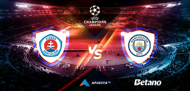 Palpite APE Slovan Bratislava vs Manchester City